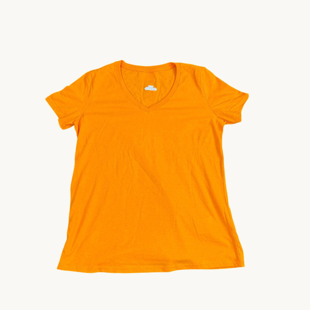 Camiseta de manga corta con cuello en V (Tallas grandes)
