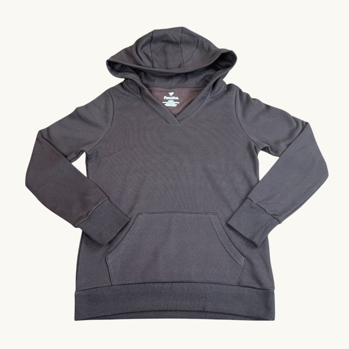 Top de manga larga con cuello cruzado para mujer
