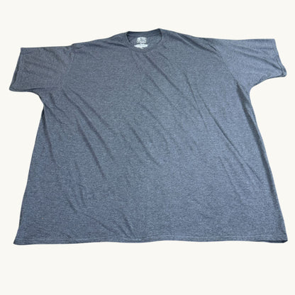 Camiseta de manga corta gris jaspeado (tallas grandes)