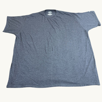 Camiseta de manga corta gris jaspeado (tallas grandes)