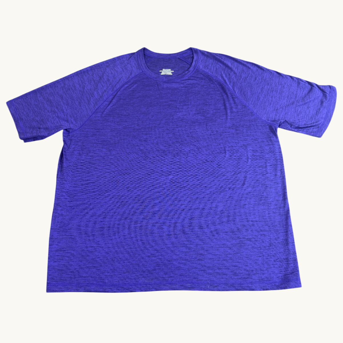Camiseta ranglán de cuello redondo y manga corta en contraste (2G08)