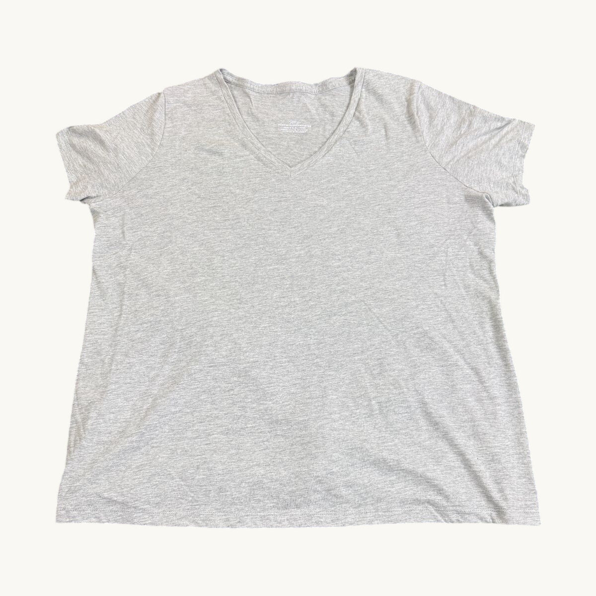 Camiseta Heather con cuello de pico (tallas grandes)