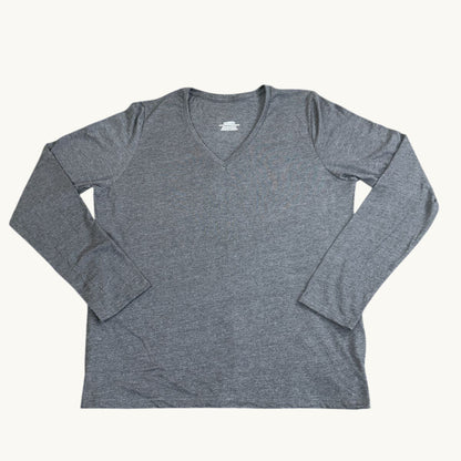 Camiseta de manga larga con cuello de pico Gildan 2810