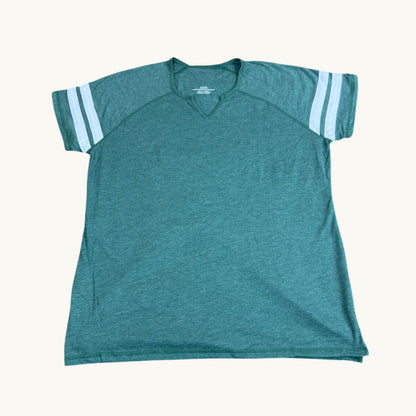 Camiseta Raglán con Cuello en V Deportivo
