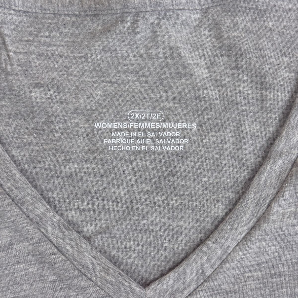 Short Sleeve V-Neck Tee – Extended Sizes