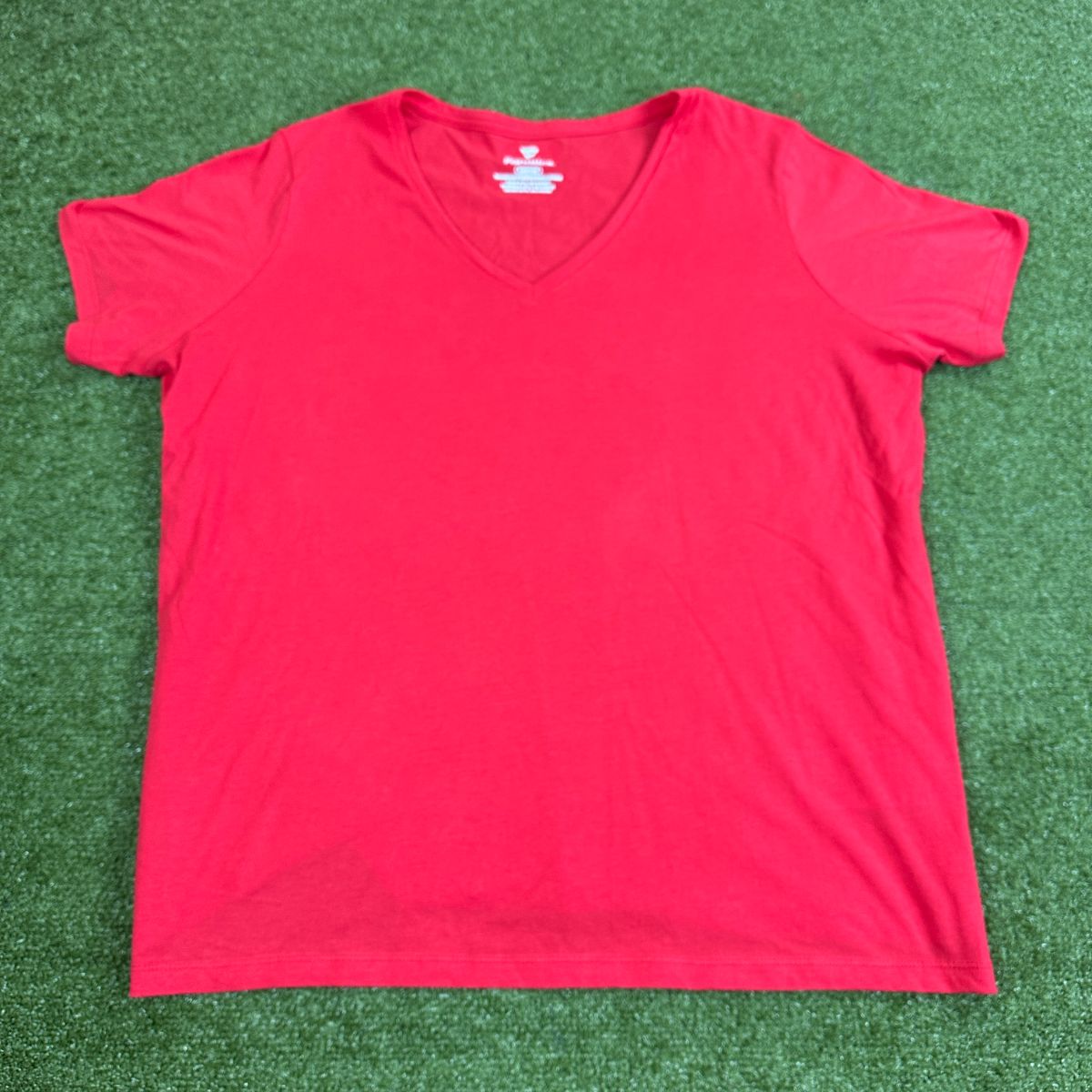 Short Sleeve V-Neck Tee (Plus Sizes)