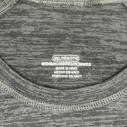 Sudadera cuello redondo ranglan estriada gris tormenta
