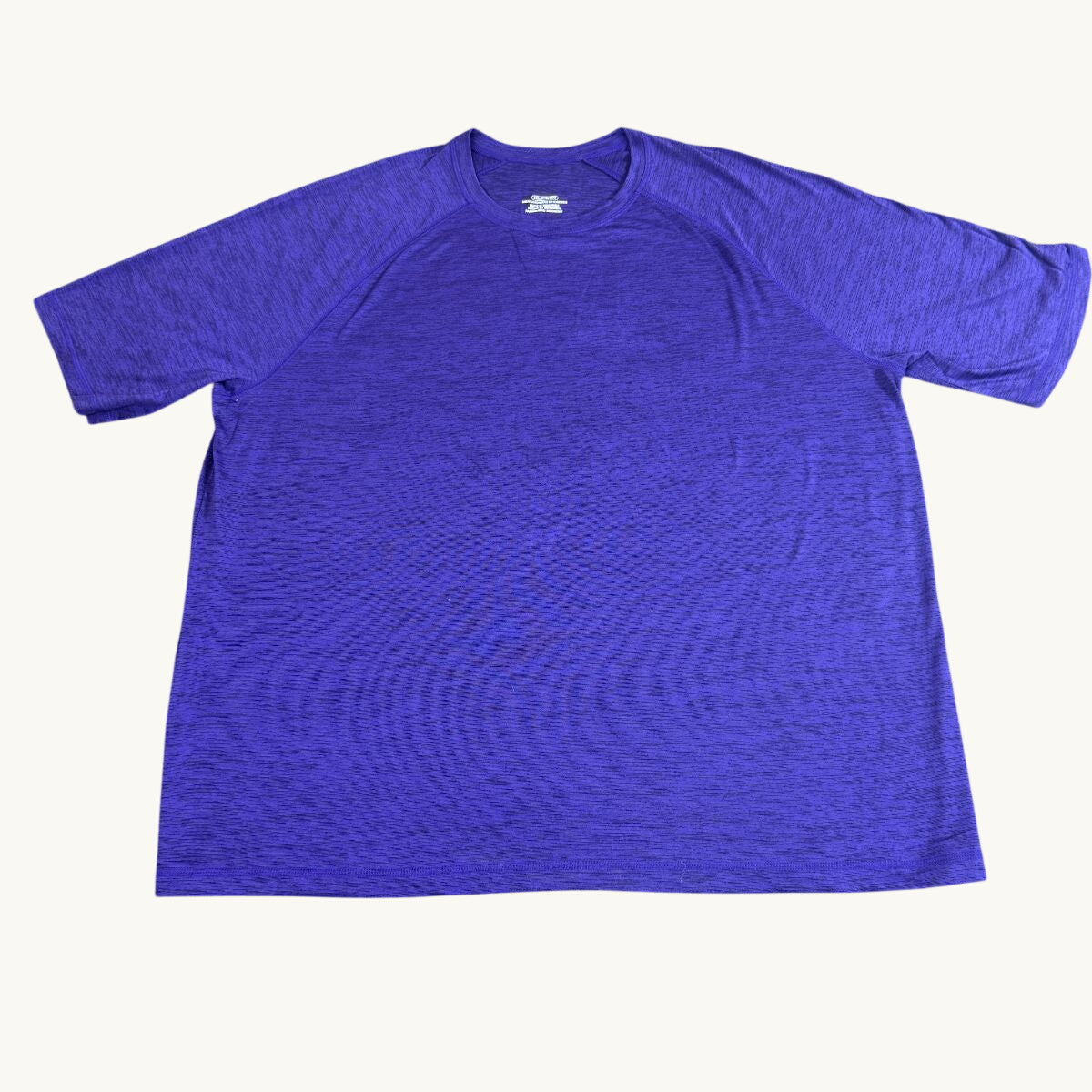 Camiseta ranglán de cuello redondo y manga corta en contraste (2G08)