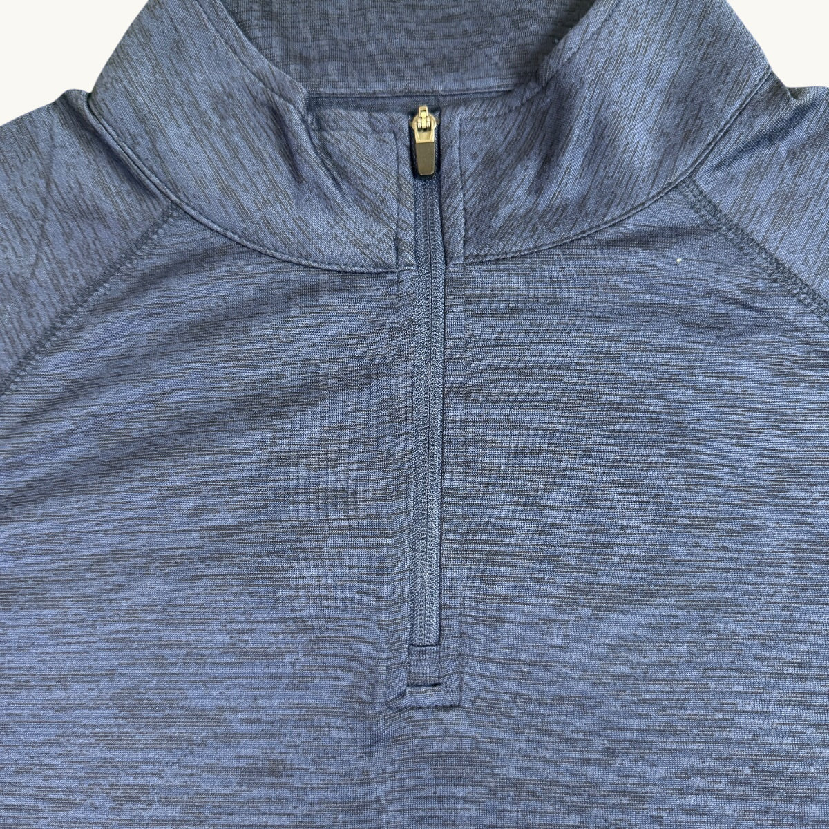 Athletic Long Sleeve 1/4 Zip Mock Neck Pullover