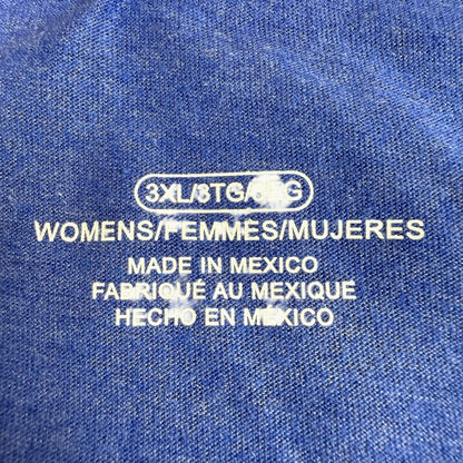 Camiseta Triblend de Mujer con Cuello en V y Manga Corta sin Decoración