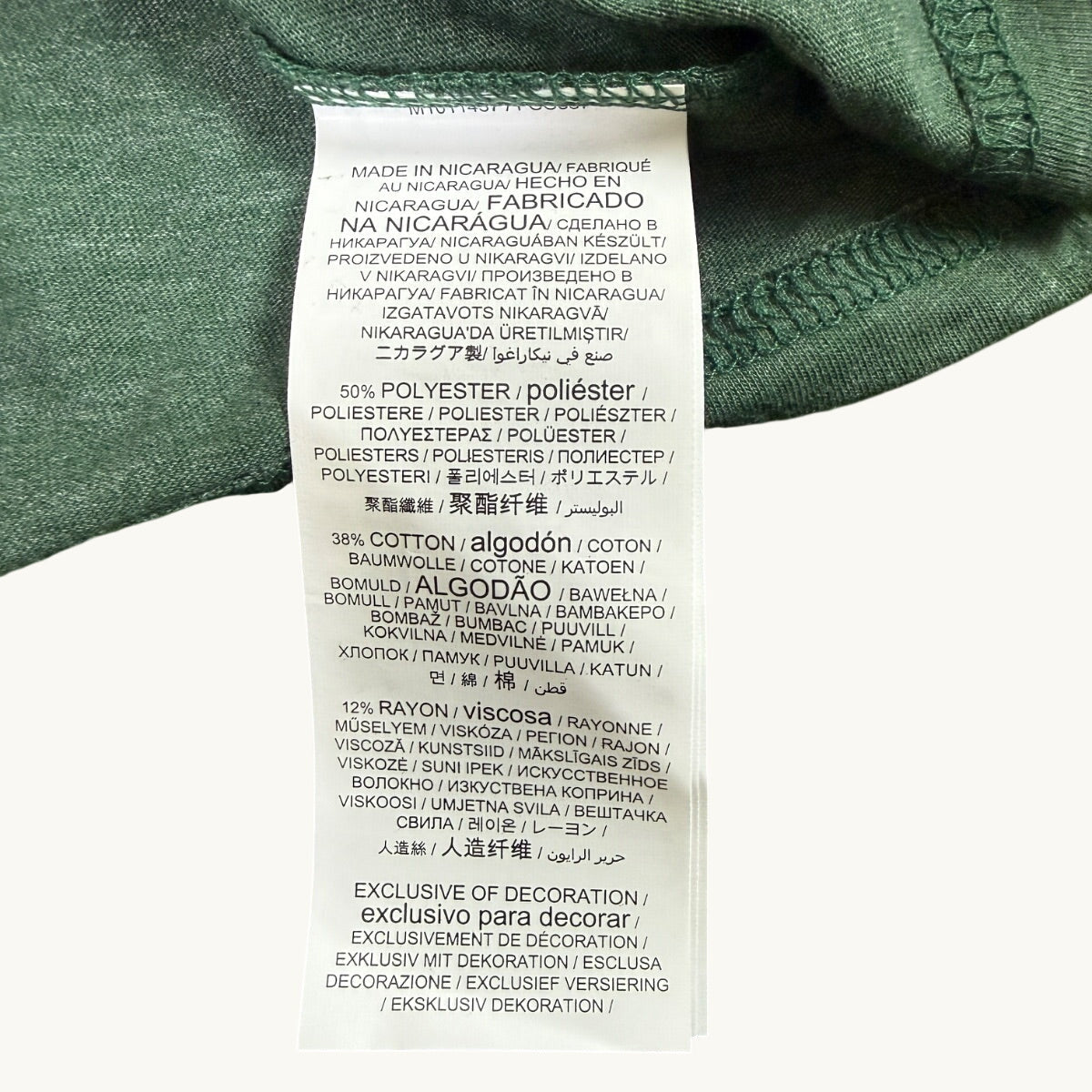 Sudadera moderna de cuello redondo con manga 3/4, sin decoración