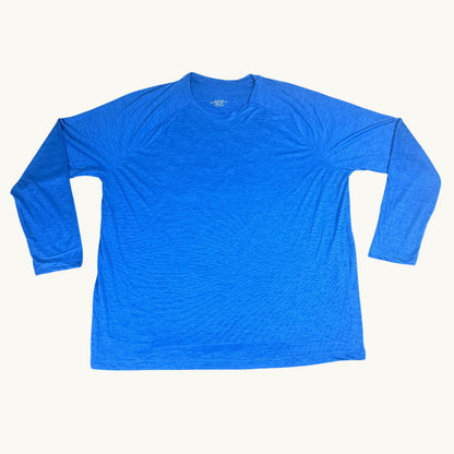 Adult Long Sleeve Crew Neck Raglan Tee