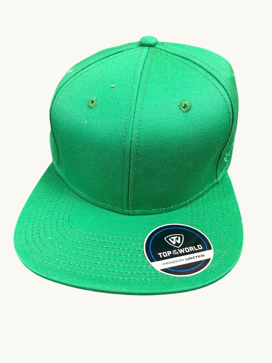 Adjustable Flat Brim Snapback Cap