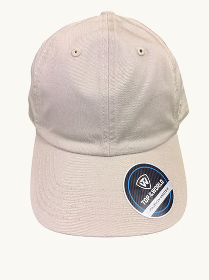Undecorated Adjustable Curved Bill Cap