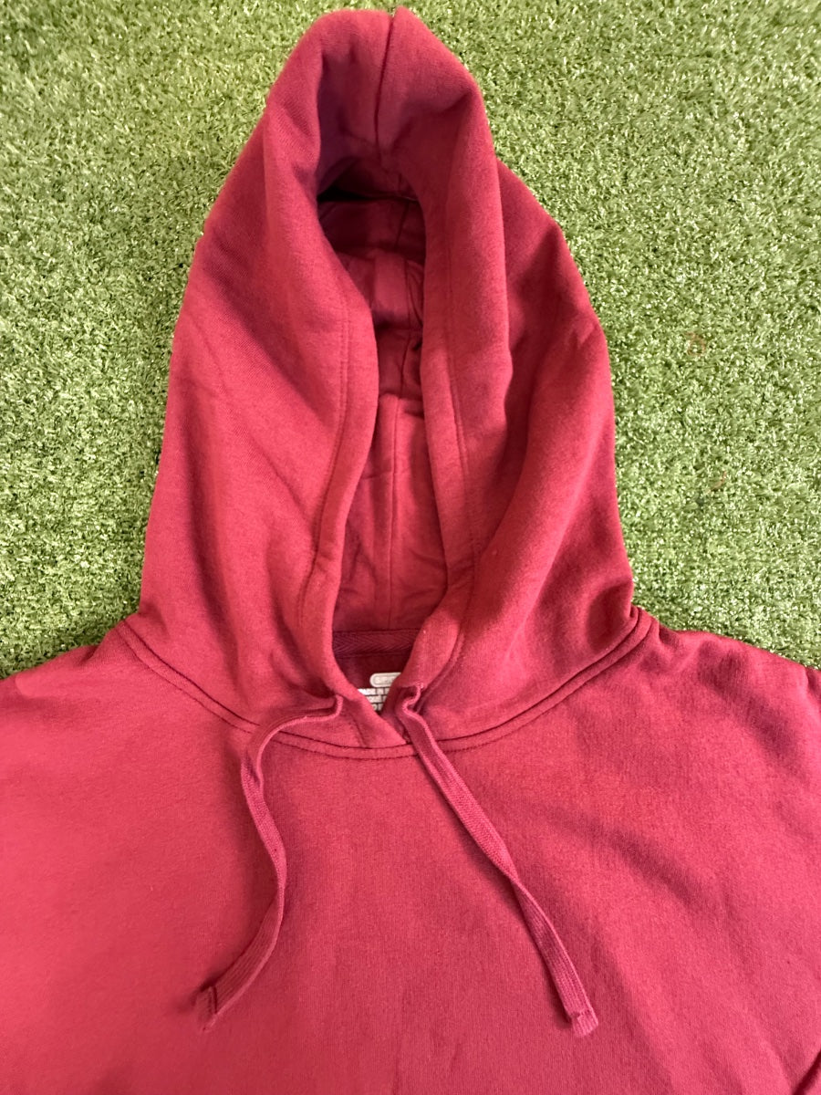 Undecorated Long Sleeve Fleece Pullover Hood