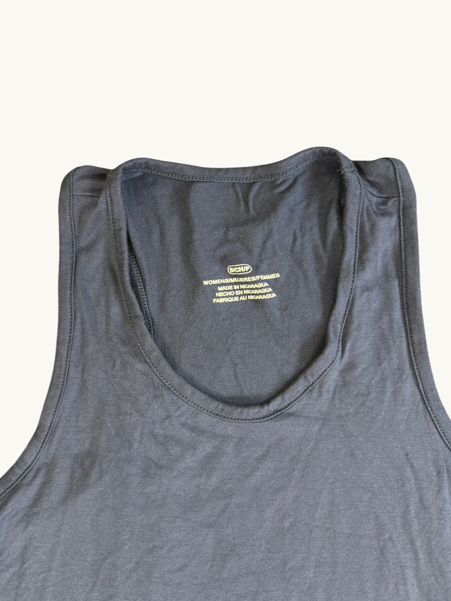 Parte superior de traje de baño de corte holgado (sin decorar)