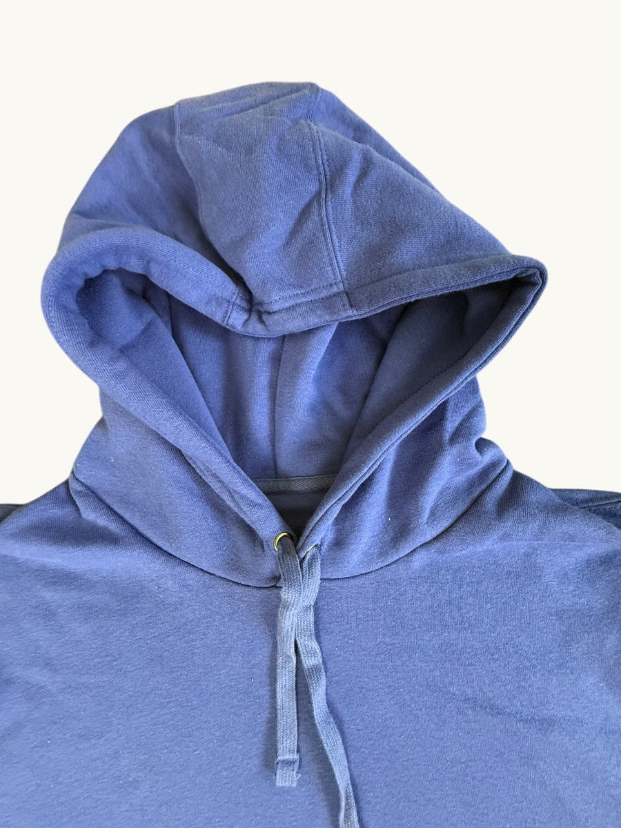 Sudadera con Capucha Profunda Azul Rey para Bebé