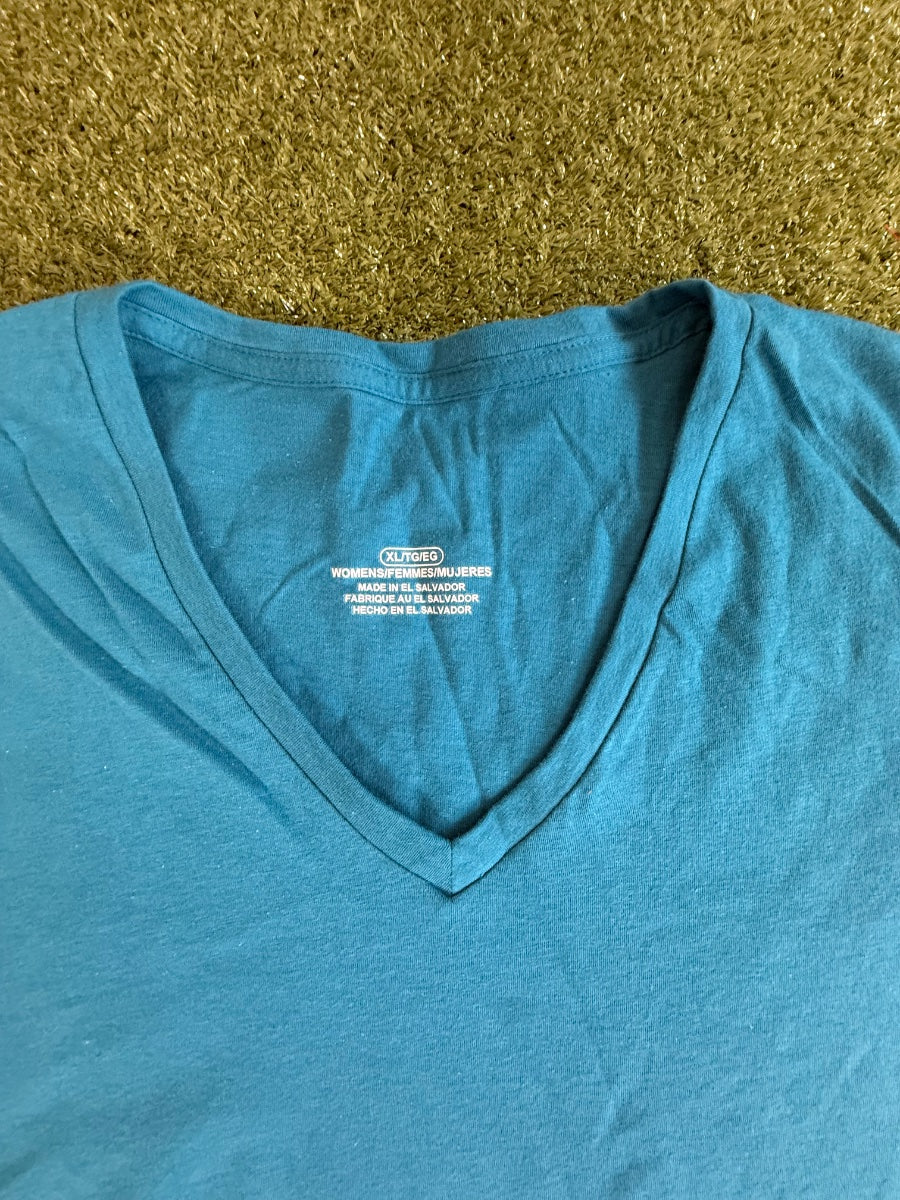 Undecorated Long Sleeve V-Neck Tee