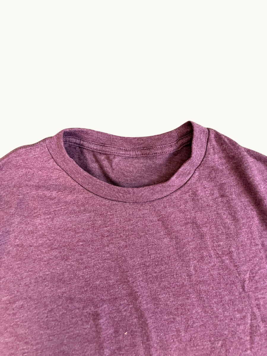 Camiseta Triblend Heather Granate