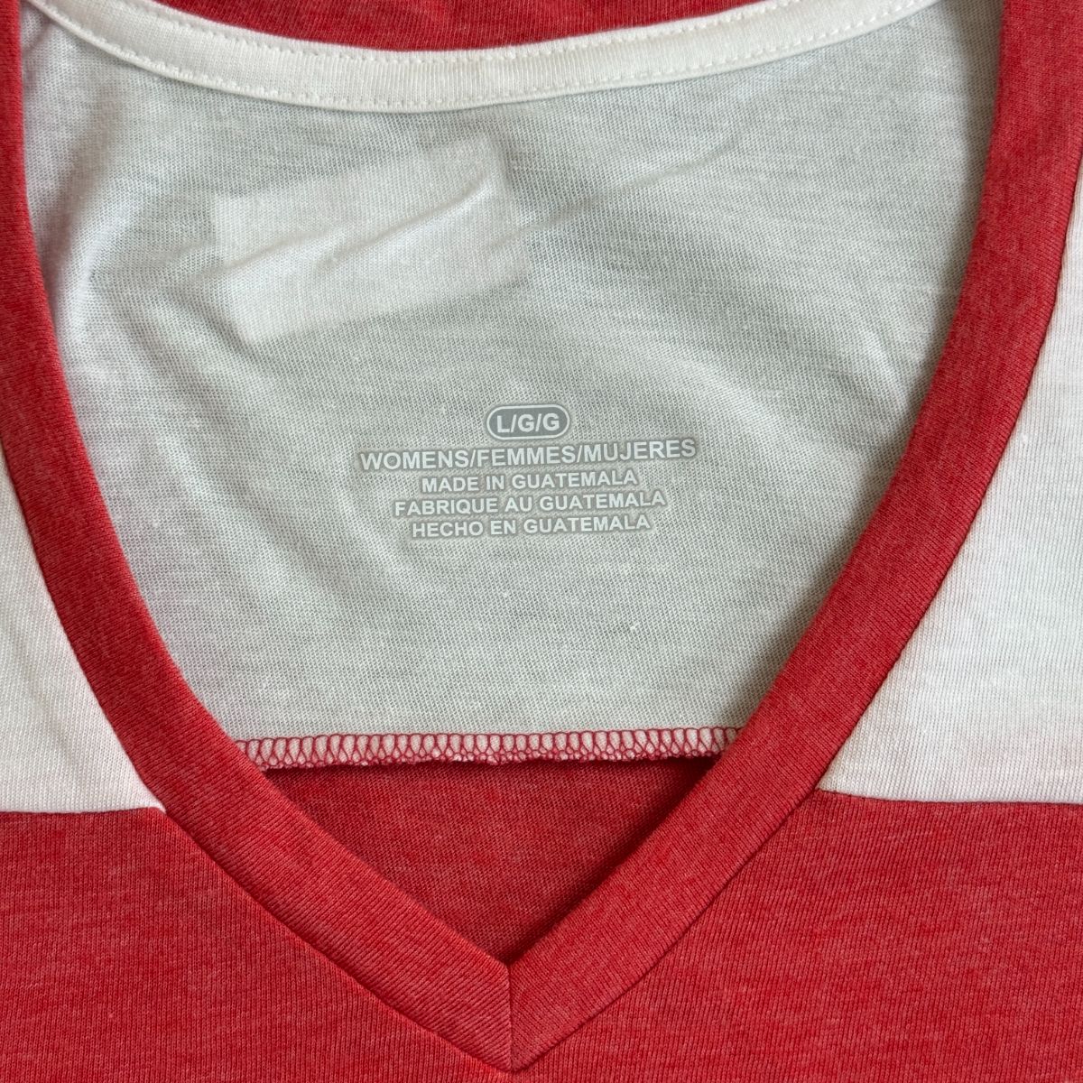 Three-Quarter Sleeve V-Neck Tee