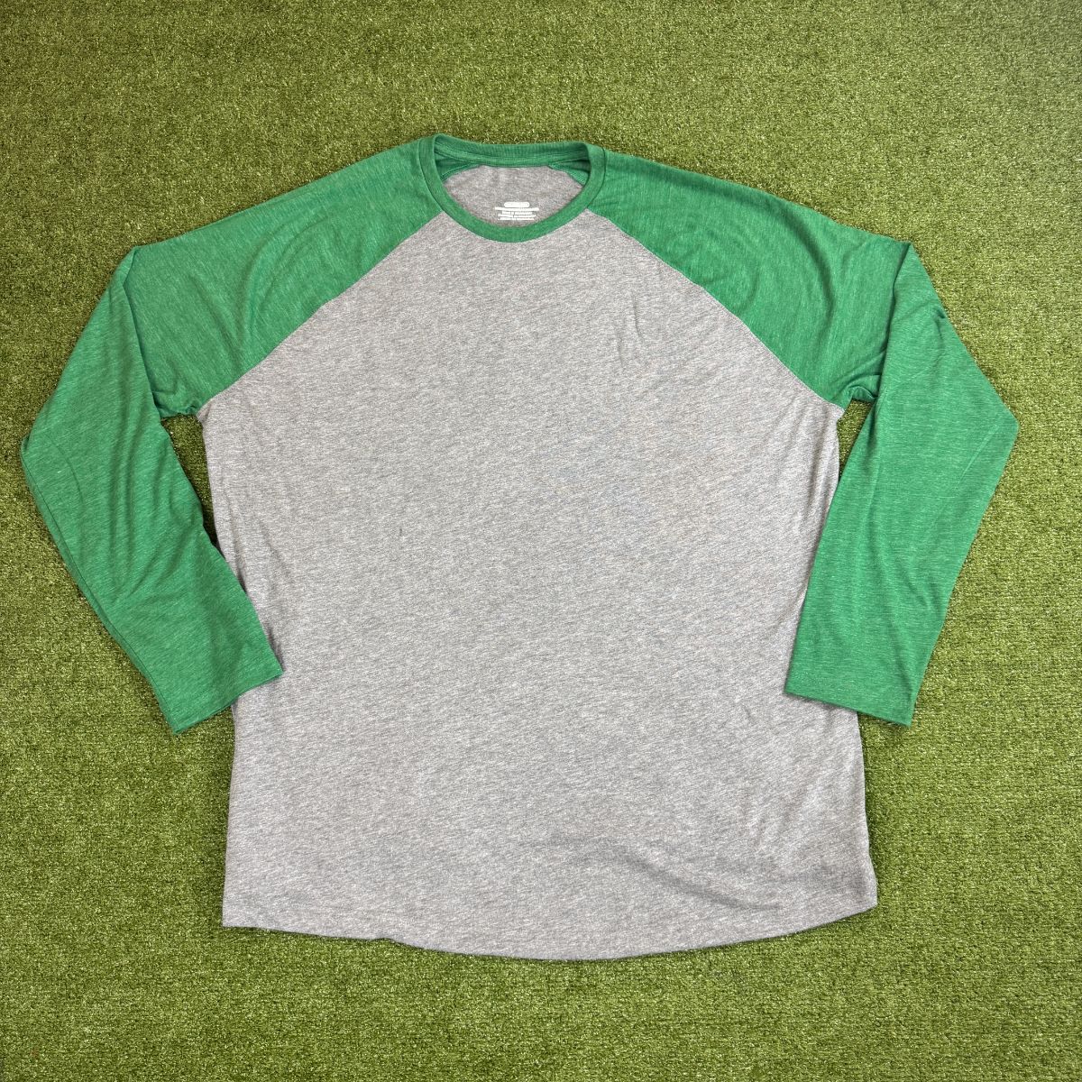 Undecorated Adult Long Sleeve Raglan Tee