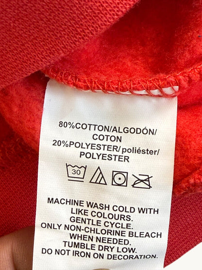 Sudadera con capucha deportiva roja