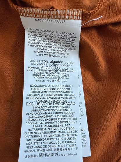 Camiseta naranja de cuello de pico de Texas (Tallas grandes)