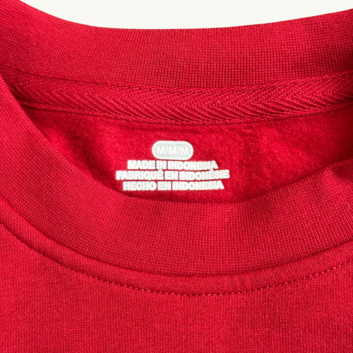 Acrylic/Cotton Turtleneck Fleece Sweatshirt