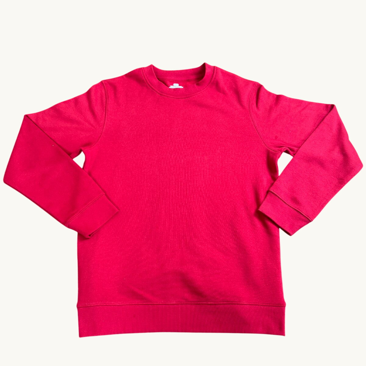 Acrylic/Cotton Turtleneck Fleece Sweatshirt